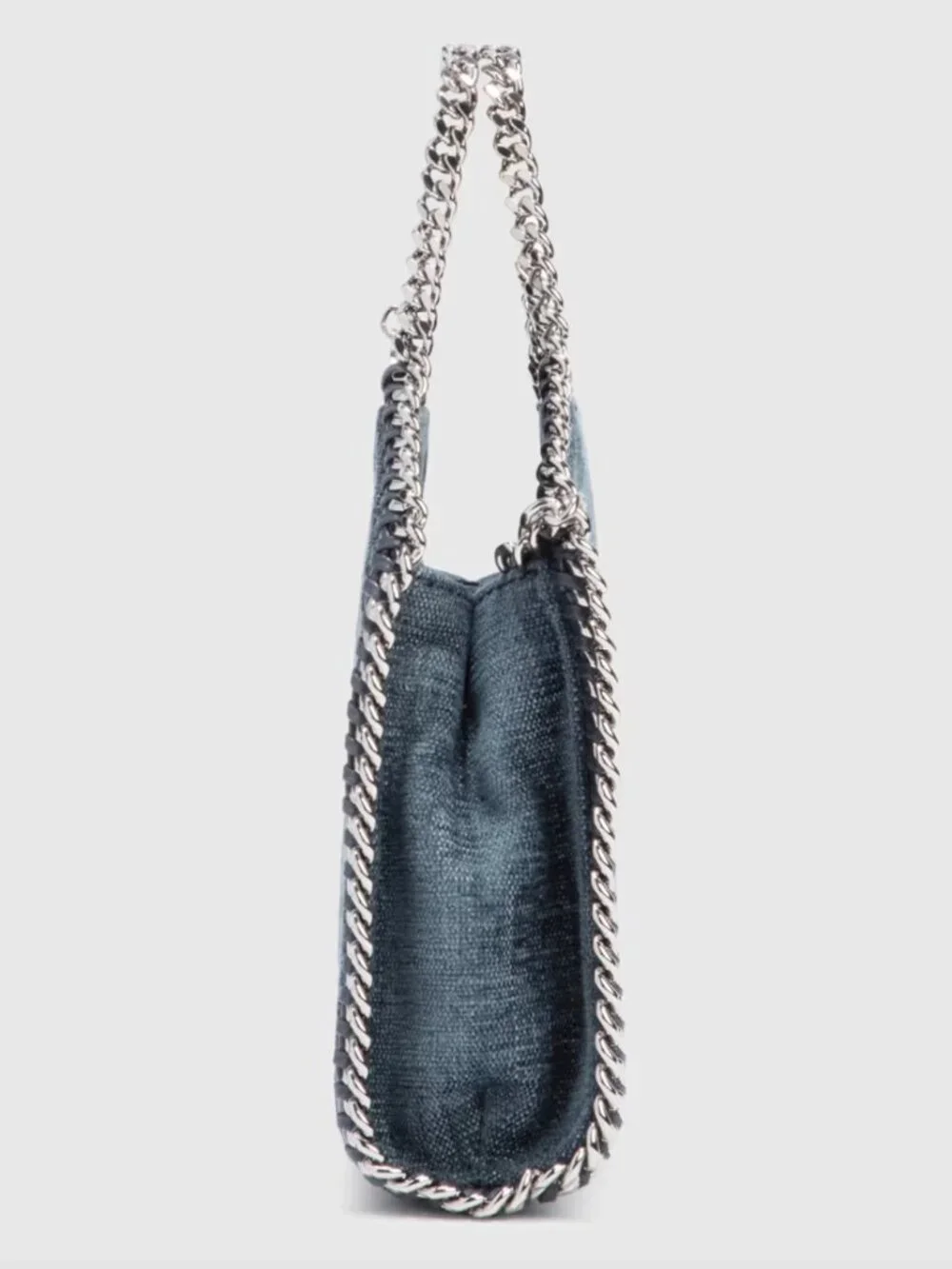 Stella McCartney Falabella Tiny Tote Bag - Blue Denim